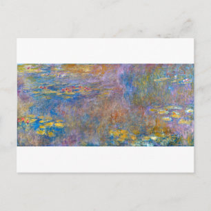 Cartão Postal Lago de Nenúfares em Giverny, Claude Monet