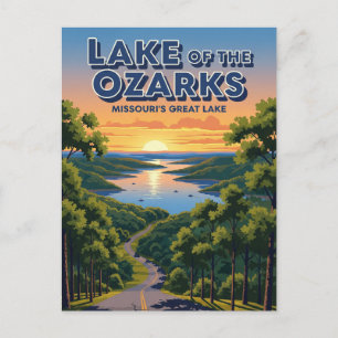 Cartão Postal Lago de Ozarks Missouri Viagens