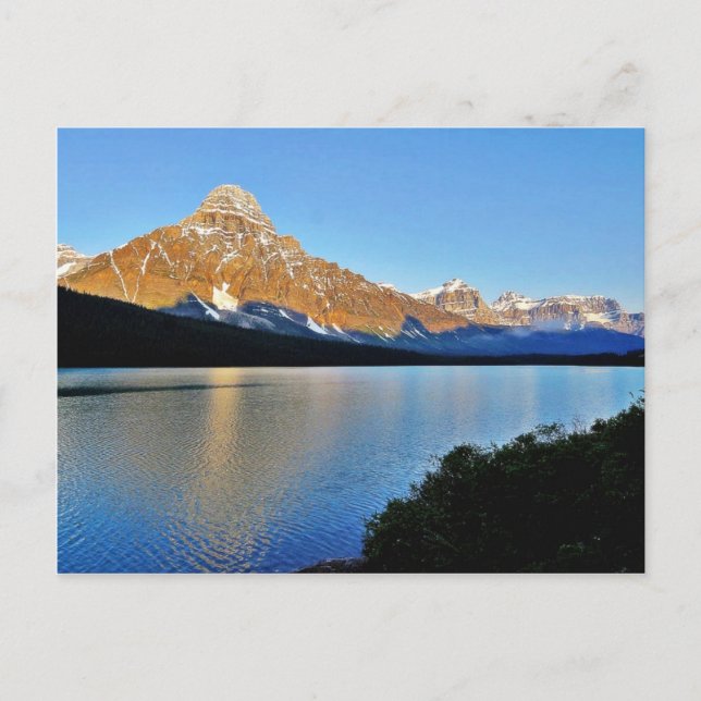 Cartão Postal Lago do Parque Nacional de Banff (Frente)
