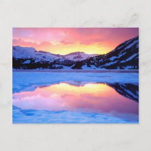 Cartão Postal Lago Ellery ao Pôr do Sol