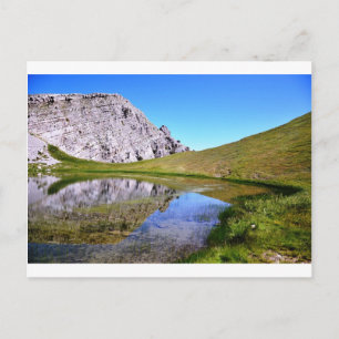 Cartão Postal Lago em uma montanha