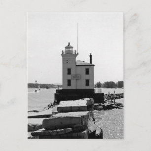 Cartão Postal Lago Erie Lighthouse