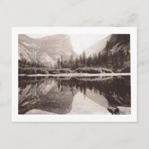 Cartão Postal Lago Espelho, Parque Nacional de Yosemite, Vintage