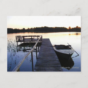 Cartão Postal Lago Evening