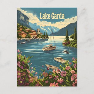 Cartão Postal Lago Garda Itália