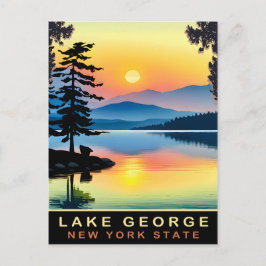 Cartão Postal Lago George, Estado de Nova York, Viagem