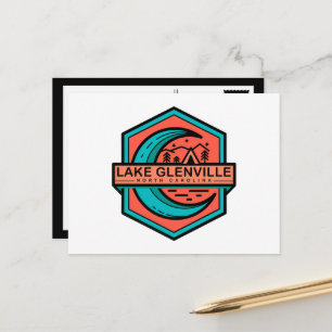 Cartão Postal Lago GLENVILLE lua hexa 