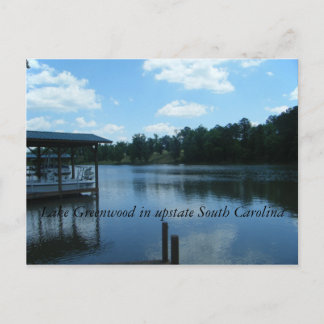 Cartão Postal Lago Greenwood3, lago Greenwood no alto Sout...