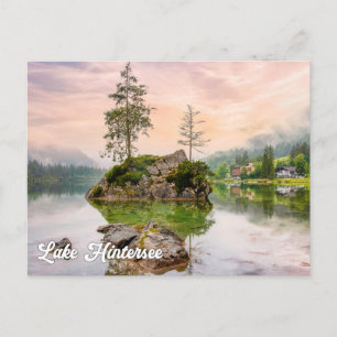 Cartão Postal Lago Hintersee, Alemanha