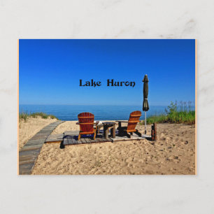 Cartão Postal Lago Huron