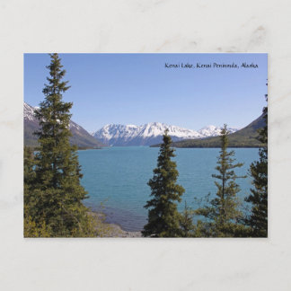 Cartão Postal Lago Kenai, Península Kenai,