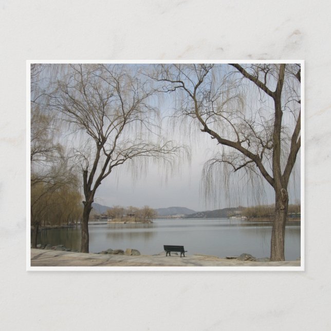 Cartão Postal lago kunming pequim (Frente)