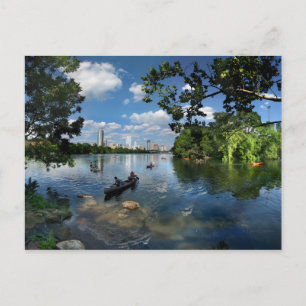 Cartão Postal Lago Ladybird / Austin Texas Skyline 3