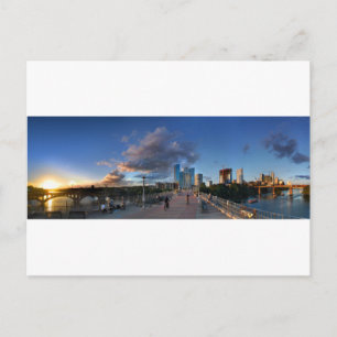 Cartão Postal Lago Ladybird Sunset em Austin, Texas