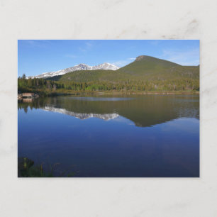 Cartão Postal Lago Lily no Parque Nacional Rocky Mountain