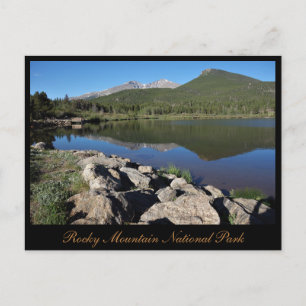 Cartão Postal Lago Lily Rocky Mountain National Park