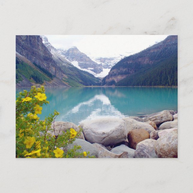 Cartão Postal Lago Loiuse (Frente)