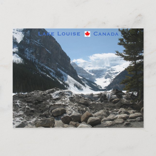 Cartão Postal Lago Louise Alberta Canada (Frente)