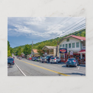 Cartão Postal lago lure chimney rock cidade norte carolina natur