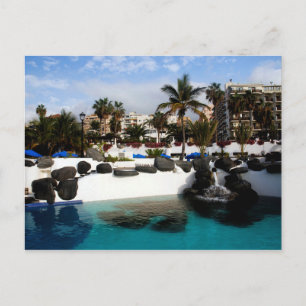 Cartão Postal Lago Martiánez, Puerto de la Cruz, Tenerife, Espa