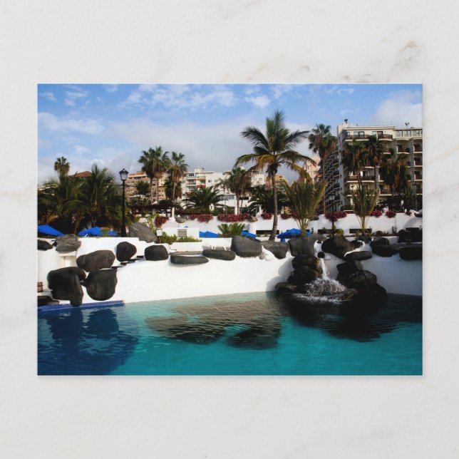 Cartão Postal Lago Martiánez, Puerto de la Cruz, Tenerife, Espan (Frente)