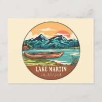 Lago Martin Alabama Barco Fish Emblem