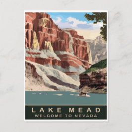 Cartão Postal Lago Mead, Nevada, Viagem