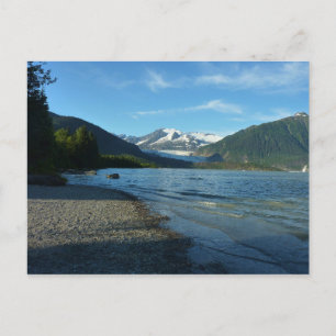 Cartão Postal Lago Mendenhall na paisagem de Juneau Alasca