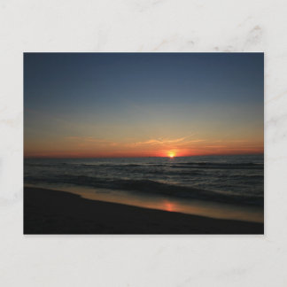 Cartão Postal Lago Michigan Sunset 2