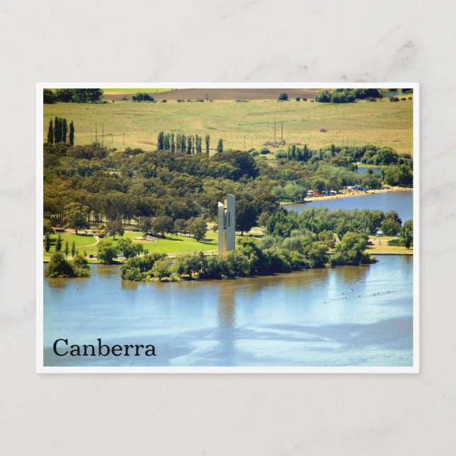 Cartão Postal lago nacional de carillon (Frente)