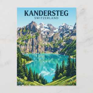 Cartão Postal Lago Oeschinen Suíça
