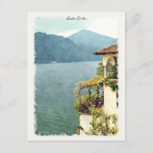 Cartão Postal Lago Orta de Orta San Giulio
