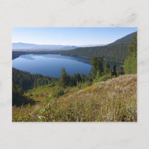 Cartão Postal Lago Phelps III no Parque Nacional Grand Teton