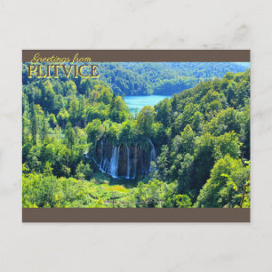 Cartão Postal Lago Plitvice