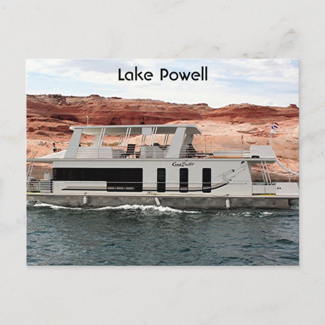Cartão Postal Lago Powell: Agregado doméstico, Arizona, EUA 10 (Frente)