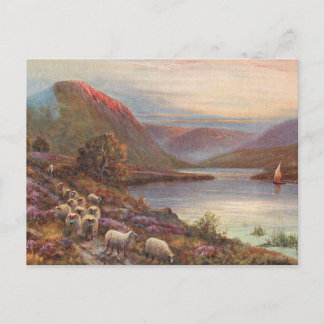 Cartão Postal Lago Scottish Highlands