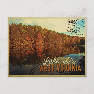 Cartão Postal Lago Siri West Virginia