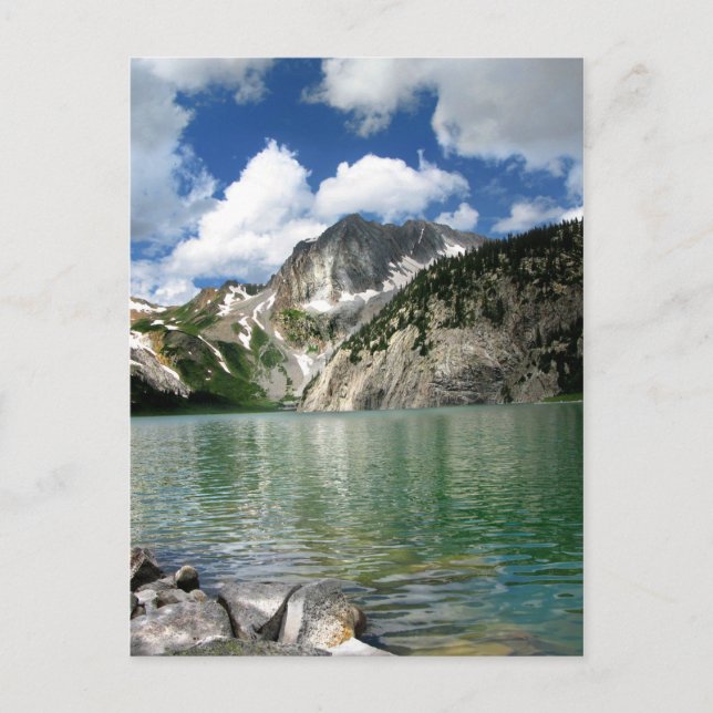 Cartão Postal Lago Snowmass/Pico - Maroon Belles (Frente)
