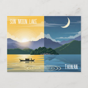 Cartão Postal Lago Sol e Lua Taiwan