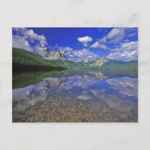 Cartão Postal Lago Stanley nas Montanhas Sawtooth de Idaho