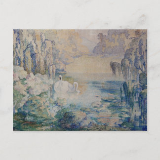 Cartão Postal Lago Swan