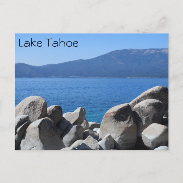 Cartão Postal Lago Tahoe (Frente)