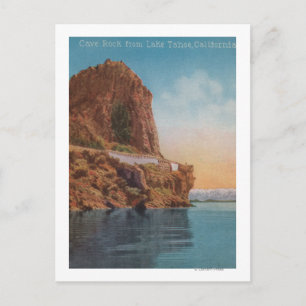 Cartão Postal Lago Tahoe, CA - Rocha Caverna do Lago View
