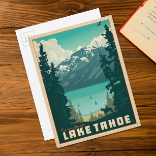 Cartão Postal Lago Tahoe   Califórnia e Nevada