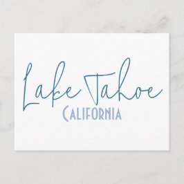 Cartão Postal Lago Tahoe, Califórnia Lembrança de Viagem