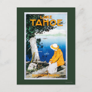 Cartão Postal Lago Tahoe Promocional PosterLake Tahoe, CA