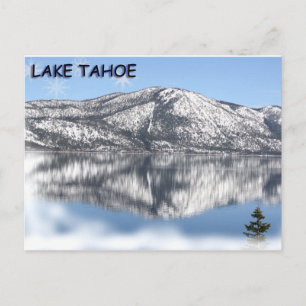 Cartão Postal Lago Tahoe Snowflake 1