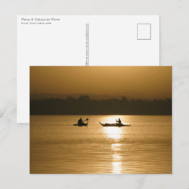 Cartão Postal Lago Tana Etiópia