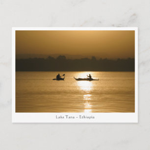 Cartão Postal Lago Tana - Etiópia