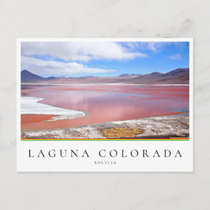 Cartão Postal Lago Vermelho, Laguna Colorada, Bolívia